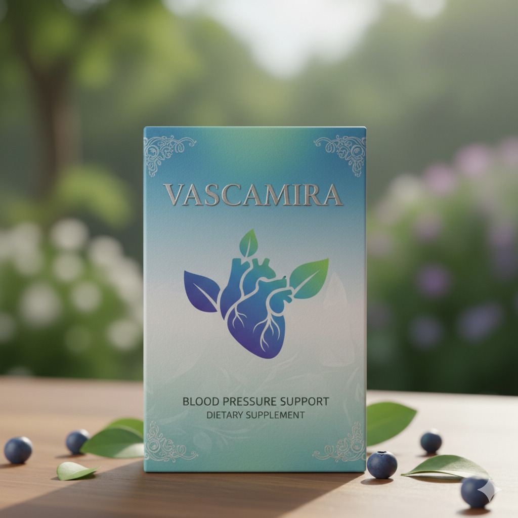 Vascamira supplement bottle and packaging detail